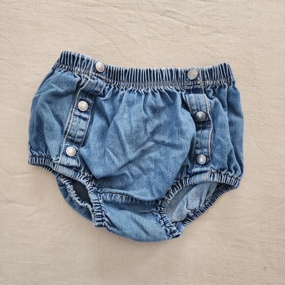 Vintage Guess Denim Bloomers 18-24 months - Picture 1 of 7